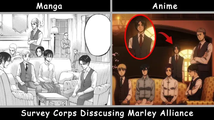 Attack On Titan Final Season Part 2 - Differences Between Manga And Anime