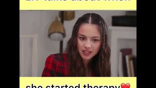 Olivia Rodrigo Talks About When She Started Therapy
