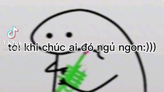 Khi chúc ai đó ngủ ngon😍