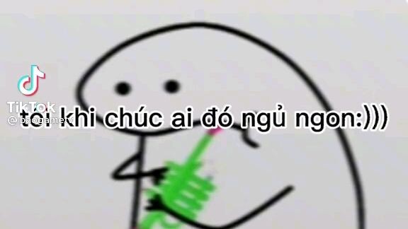 Khi chúc ai đó ngủ ngon😍