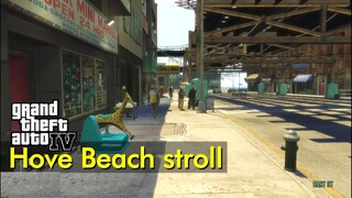 Niko's Hove Beach neighborhood | Just Walking | GTA IV