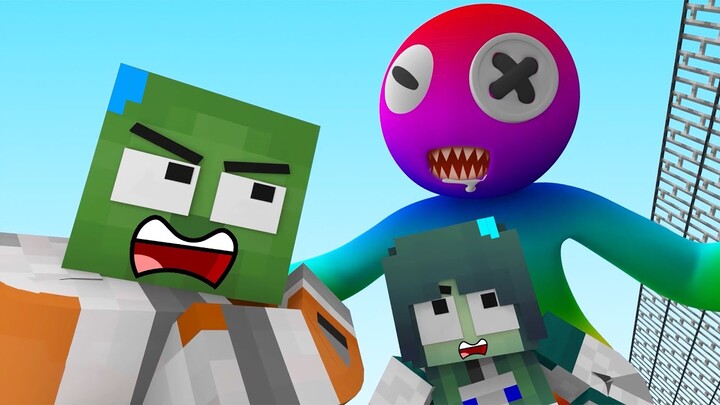 Monster School: Lost in Rainbow Friends Planet - Sad Story | Minecraft Animation