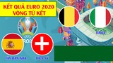 KẾT QUẢ EURO 2020 VÒNG TỨ KẾT
