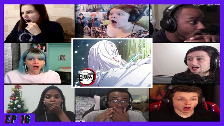 Tanjiro Vs Mother Demon Reaction Mashup | Episode 16