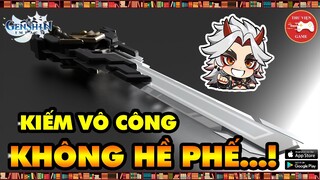 Genshin Impact VŨ KHÍ || KIẾM VÔ CÔNG - ĐÁNH GIÁ & NHÂN VẬT PHÙ HỢP || Thư Viện Game