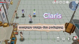 Claris si Ramah menyapa berbagai Warga dan Pedagang🙋‍♀️💝 || Epic Conquest 2⚔