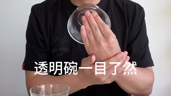 Bát trong suốt nhìn rõ ràng