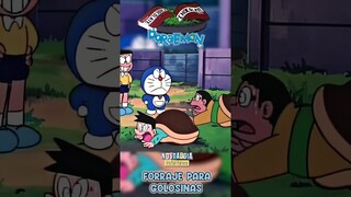 Los dulces estan VIVOS 🍫| Doraemon #shorts  😂