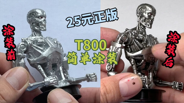 25元购入的T800半身质感跟铝合金一样，这必须改改！