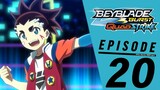 BEYBLADE BURST QUADSTRIKE EPISODE 20: Invincible Shadows! Aiger vs Bel!