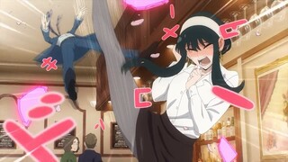 Yor kics Loid because she is flustered | Spy x Family Episode 24 スパイファミリー