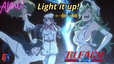 Menegangkan!! Hitsugaya vs Kurotsuchi & Kuchiki vs Sternritters - Bleach - Light It Up [AMV]