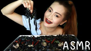 อดข้าว 24 ชั่วโมง! กินมาม่าเกาหลีหมึกดำ 1 กิโล ASMR เสียงกิน มาม่าเกาหลีหมึกดำ