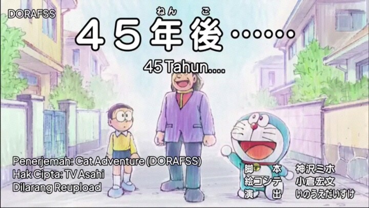Doraemon Sub Indo Episode 856 AB "Permen karet imajinasi & 45 Tahun"