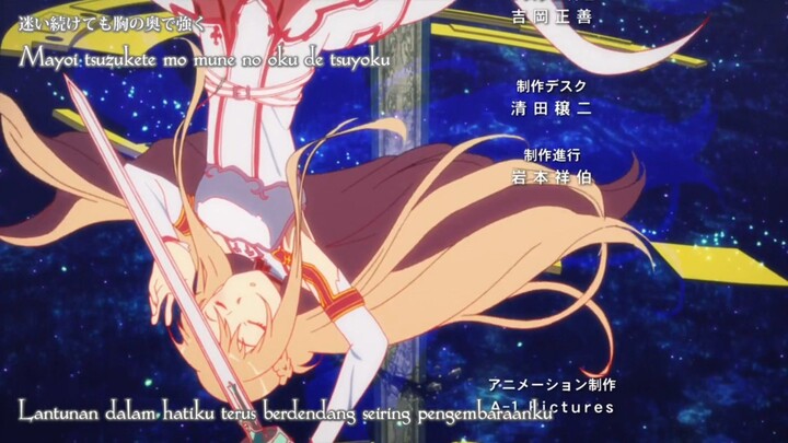 ⚔️Sword Art Online s1 - En 1 "My Independent Destiny by Haruka Tomatsu" | «ep 1-14» {Aincrad arc}
