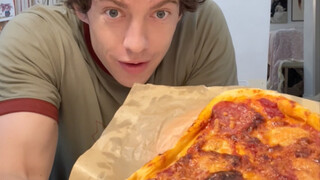 Making pizza at home on a rainy day