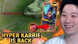 Oh my god!! Buffed Karrie was so strong | Mobile Legends