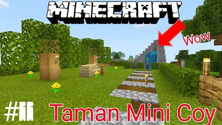Membuat Taman Terindah - Minecraft Survival Indonesia #11