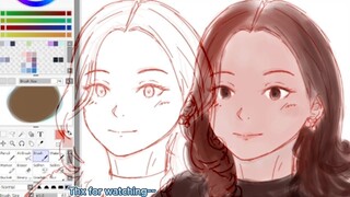Gambar lagi~ kali ini speedpaint gambar doodle digital dari real reference~