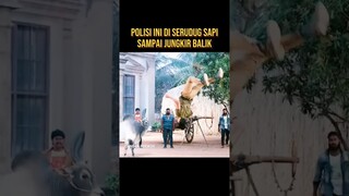 POLISI INI DI TERTAWAKAN PARA PREMAN KARNA DI SERUDUG SAPI #alurceritafilm #film