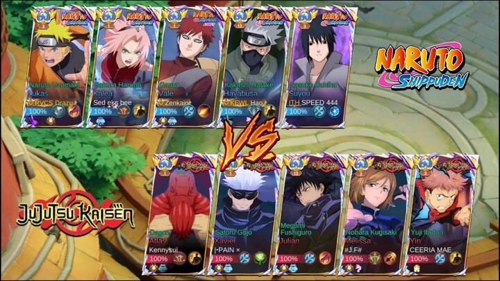 NARUTO vs. JUJUTSU KAISEN! BATTLE OF THE ANIME COLLAB SKIN!! ( WHO WILL WIN )