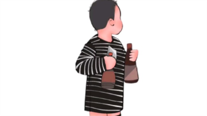 Anak kecil dengan semangat membantu ibunya membeli kecap, ternyata...