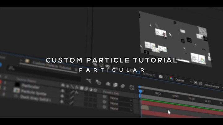 After Effects // Custom Particle Tutorial