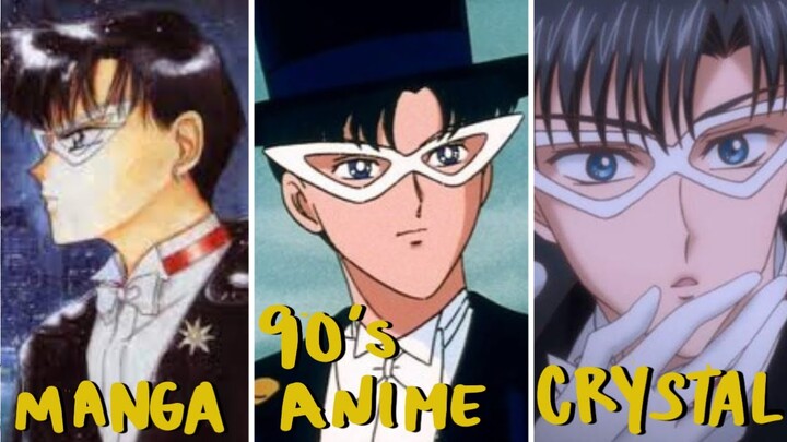 The Difference Between Tuxedo Mask: 90s Anime vs. Manga/Sailor Moon Crystal