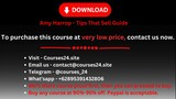 Amy Harrop - Tips That Sell Guide
