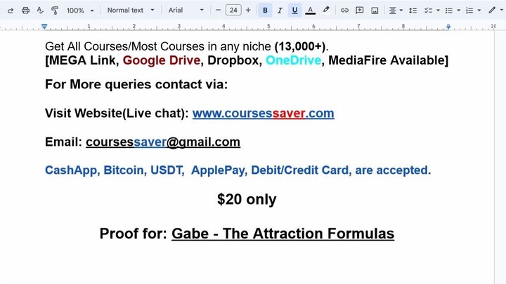 Gabe - The Attraction Formulas