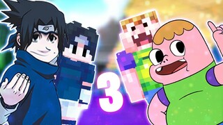 CLARÊNCIO e SASUKE no MINECRAFT #3