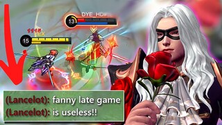 THEY DONT KNOW THAT FANNY IS MORE DANGEROUS IN MID/LATE GAME | TOP GLOBAL FANNY GAMEPLAY MLBB