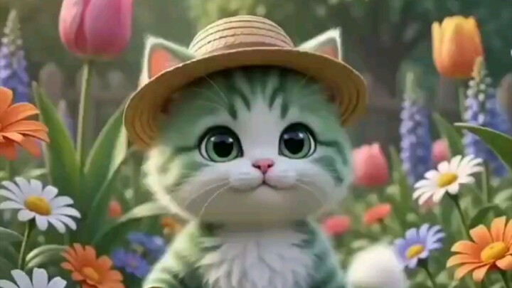 🐱🌱 Bilu Bna Mali: Chote Bille Ki Pyari Aur Mazedar Gardening | bilibili Shorts