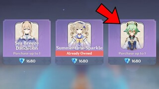 When MiHoYo Suddenly Release a Skin for Sucrose But In a Different Format...