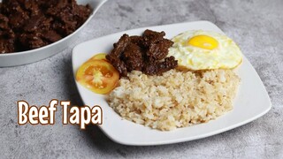 ITO ANG BEEF TAPA NA MAPAPA EXTRA RICE KA SA SARAP!!