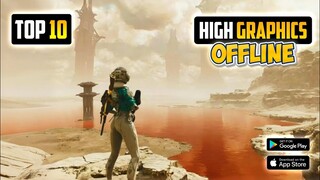 Top 10 HIGH GRAPHICS Offline Games For Android/IOS | Offline Mobile Games in July 2024