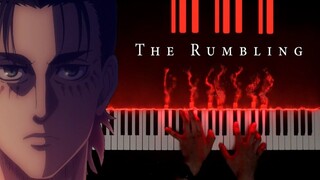 【特效钢琴】地鸣将至！进击的巨人最终季op《The Rumbling》—PianoDeuss得苏