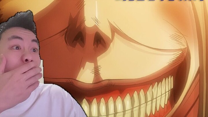 [Attack on Titan] S1 starts with a big show? Is it that big?! I can't hold it back P9