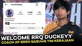 WELCOME RRQ DUCKEYY, COACH AP BREN GABUNG TIM RAJA DARI SEGALA RAJA SIAP BORONG JUARA