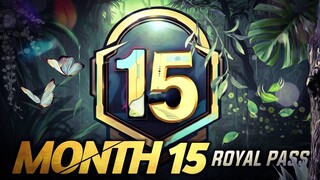 MONTH 15 Royal PASS | 1 TO 50 RP | MONTH 15 ROYAL PASS PUBG MOBILE | M15 ROYAL PASS 1 TO 50 RP LEAKS