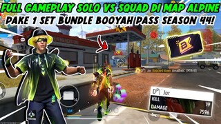 GAMEPLAY SOLO VS SQUAD 19 KILL! BOOYAH PAKE FULL SET BUNDLE BOOYAH PAS SEASON 44!