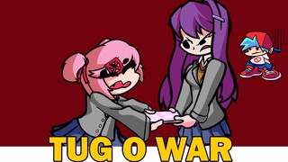 Natsuki Vs Yuri Tug O War | Friday Night Funkin'