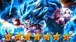 Dragon Ball Legends- 7* *NEW* LF SSB GOKU/VEGETA TAG UNIT SHOWCASE!