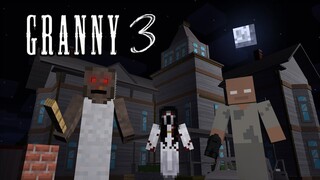 Monster School : GRANNY 3 CHALLENGE - Minecraft Animation