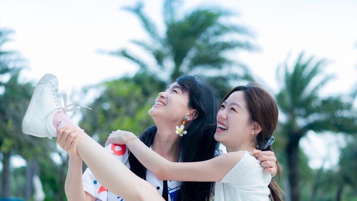 When I meet her, we must continue to do sand sculpture together!