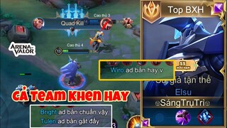 Top Elsu Bắn Kinh Tới Cỡ Nào Mà Được Cả Team Khen Hay Trong 1 Trận Đấu Đỉnh Cai Cực Căng