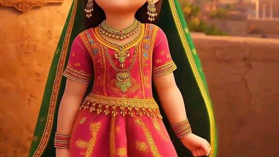 cute baby girl ai video edit