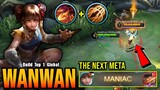 Auto MANIAC!! Wanwan with New Inspire The Next META - Build Top 1 Global Wanwan ~ MLBB