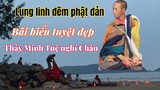 Tuyệt Đẹp Cảnh Đêm Phật Tử Thắp Nến Dọc Bãi Biển Quảng Bình Nơi Thầy Minh Tuệ Nghỉ Chân