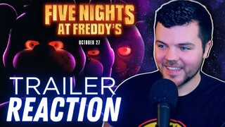 Five Nights At Freddy's Trailer REACTION